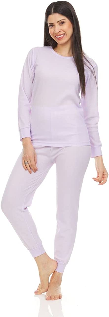 3 Pack of 2pc Thermal Sets for Women Base Layer Long Johns Underwear, Top&Bottom - Picture 9 of 24