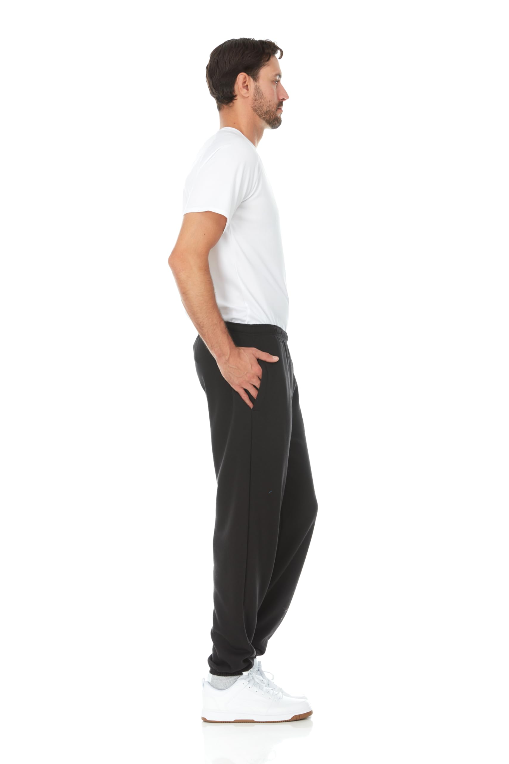 BILLIONHATS 12 Pack of Wholesale Mens Jogger Sweatpants in Comfy Bulk Joggers - Picture 20 of 38
