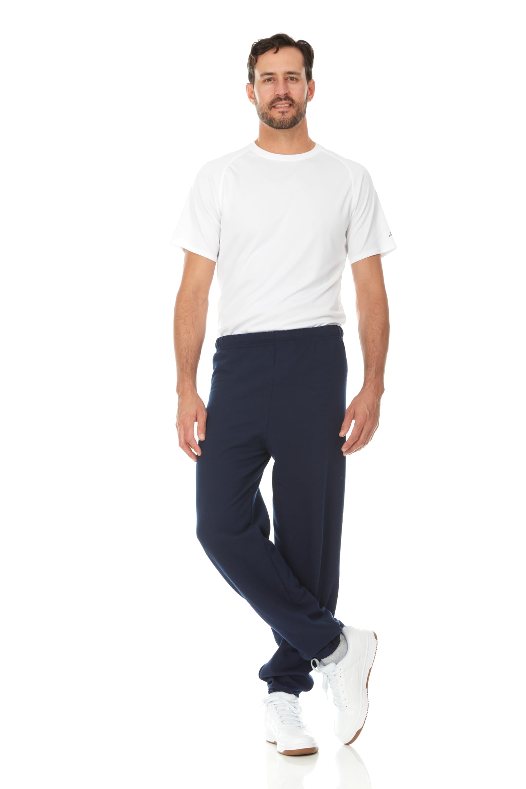 BILLIONHATS 12 Pack of Wholesale Mens Jogger Sweatpants in Comfy Bulk Joggers - Picture 24 of 38