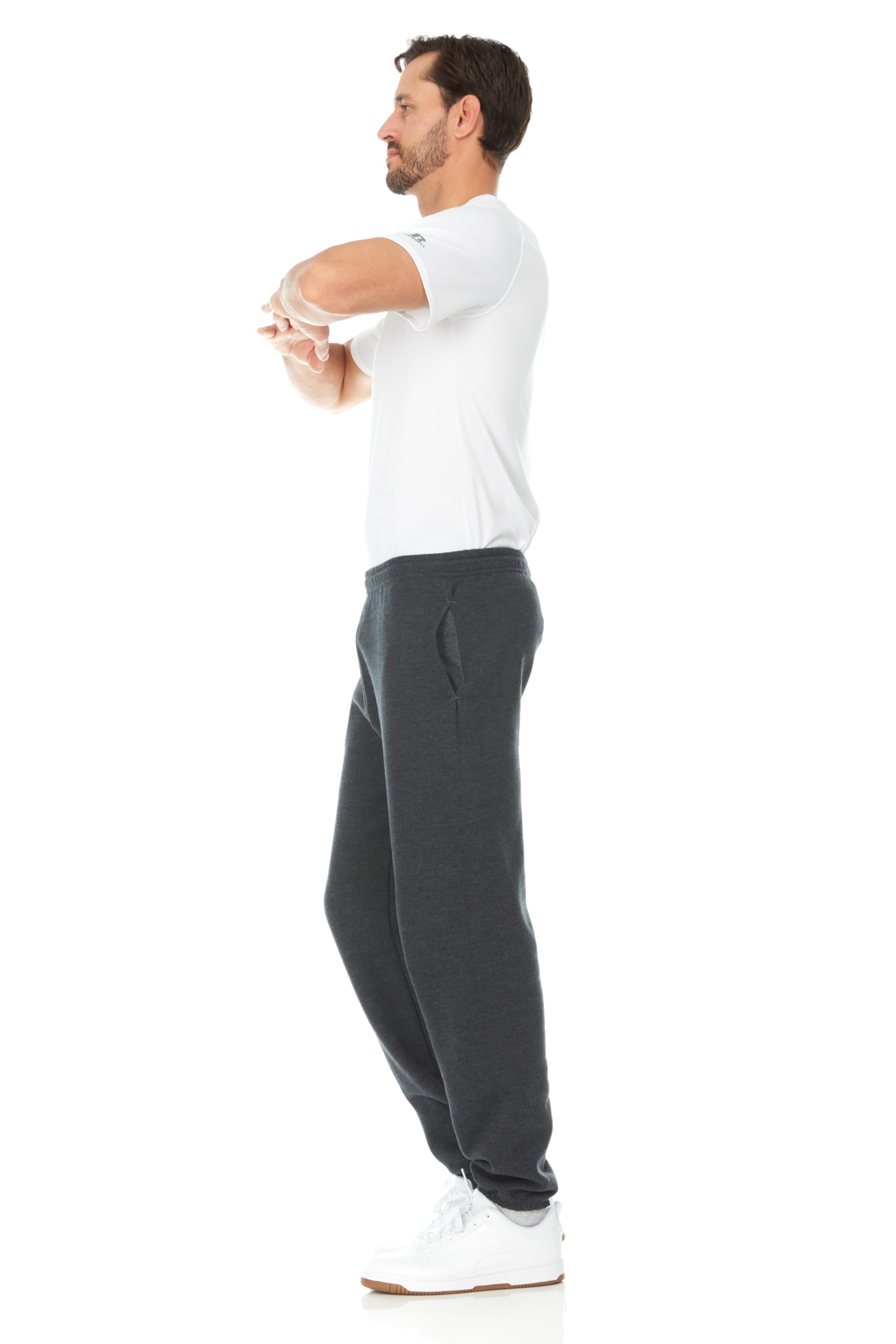 BILLIONHATS 12 Pack of Wholesale Mens Jogger Sweatpants in Comfy Bulk Joggers - Picture 34 of 38