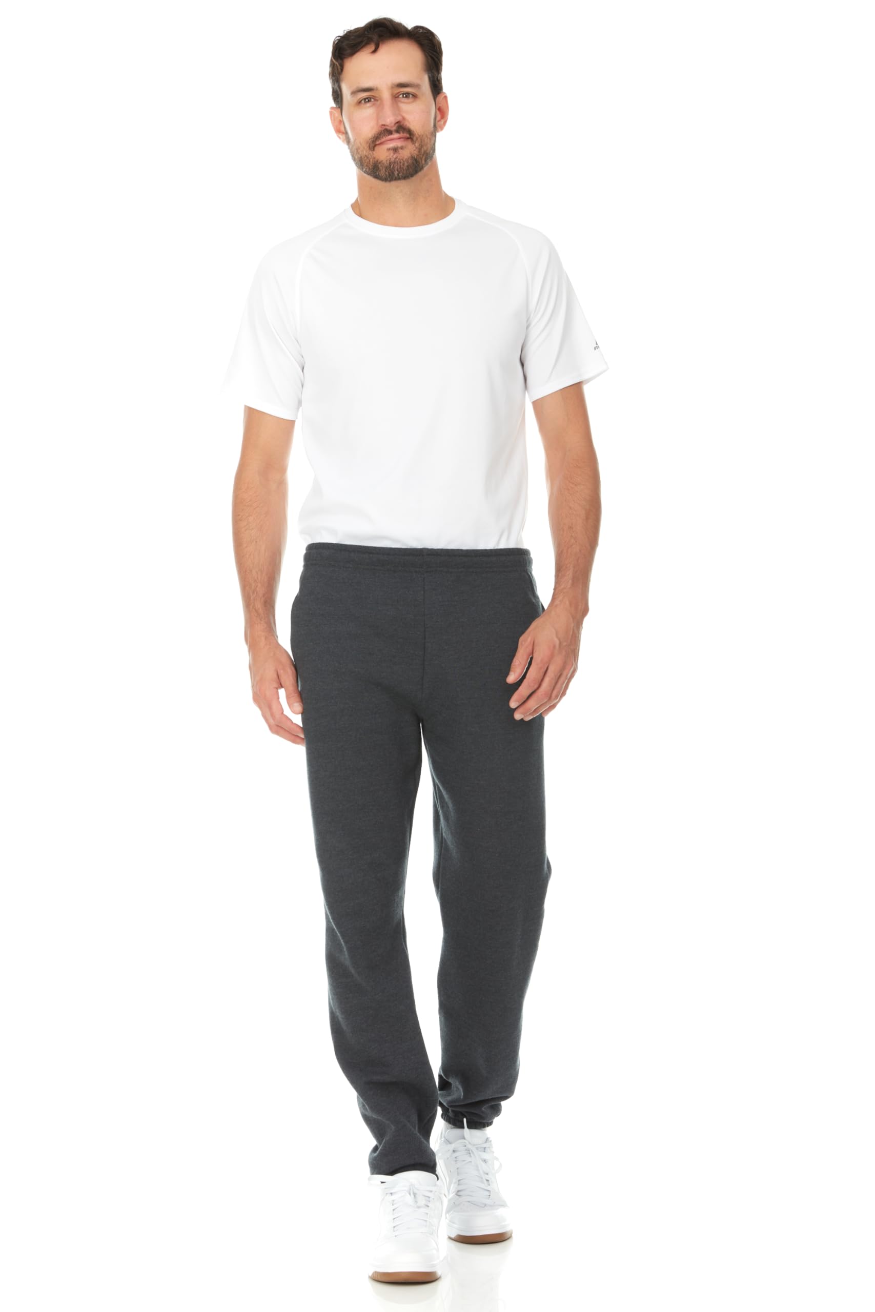 BILLIONHATS 12 Pack of Wholesale Mens Jogger Sweatpants in Comfy Bulk Joggers - Picture 32 of 38