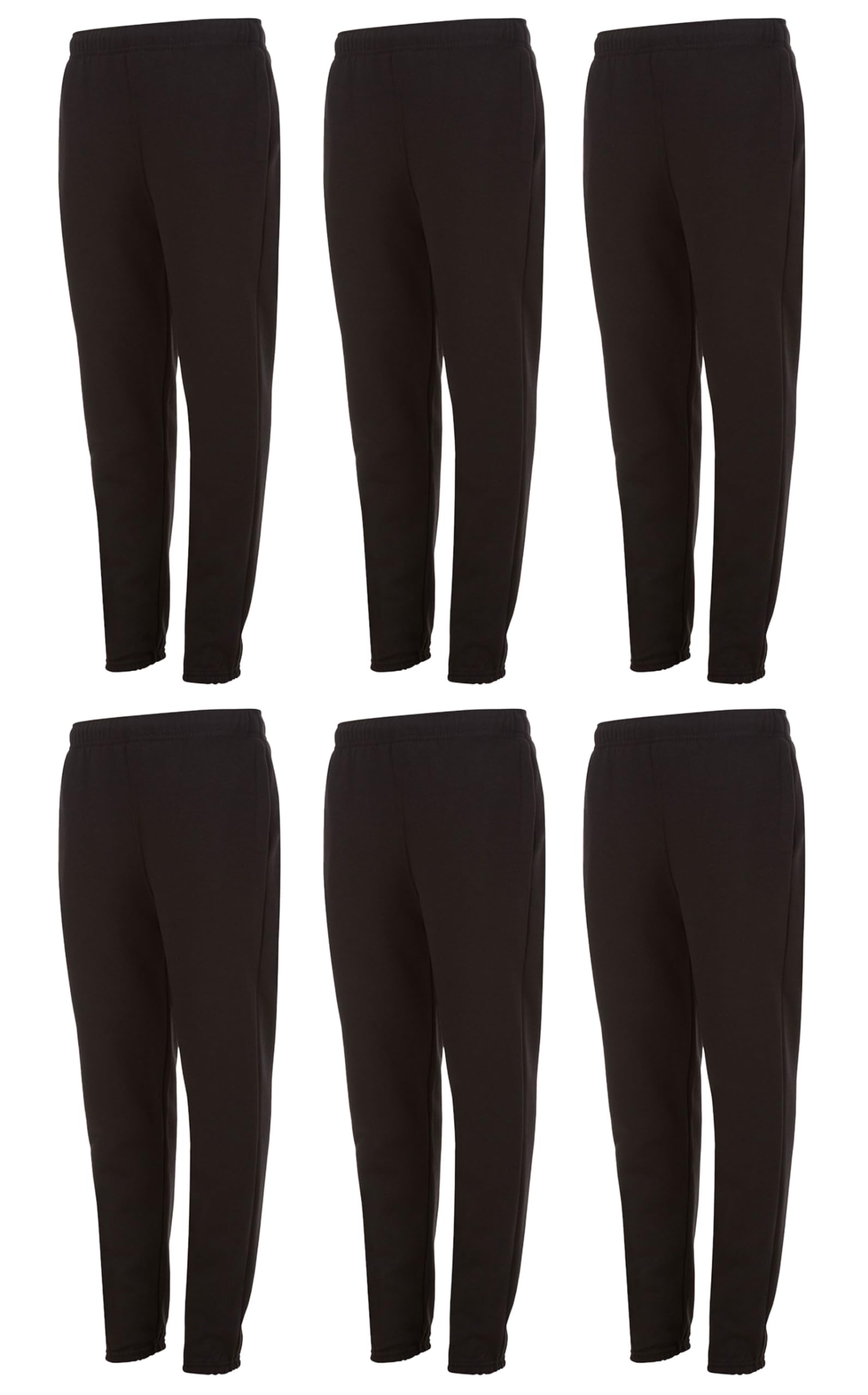Yacht & Smith 24 Pack of Boys Jogger Bulk Sweatpants, Comfy Lounge Joggers - Picture 20 of 30