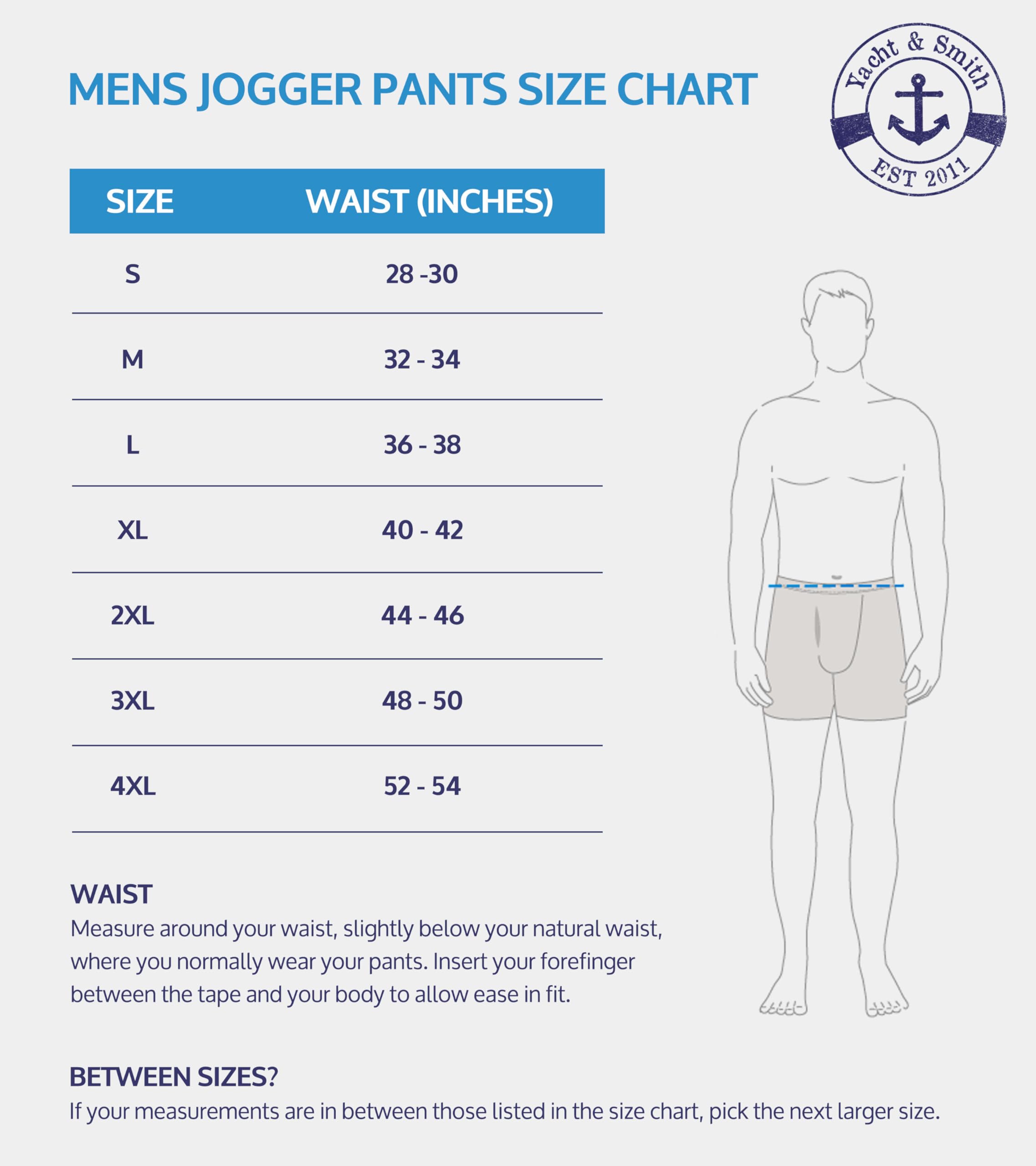 Yacht & Smith 24er-Pack Großhandel Herren Jogger Jogginghose, keine Taschen, kein Kordelzug - Bild 8 von 8