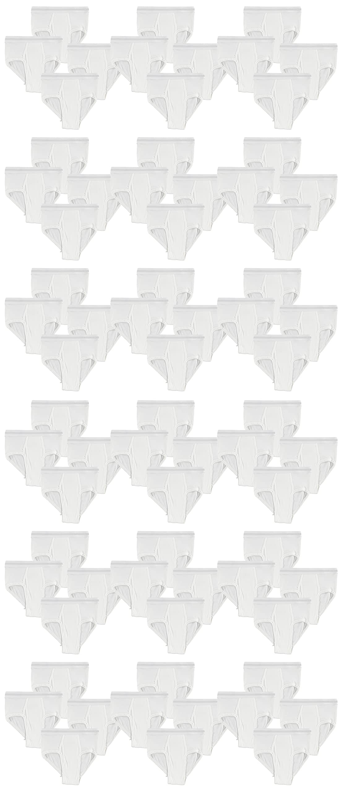 BILLIONHATS 72 Pack Boys Cotton Underwear Briefs, Bulk Donation Homeless Charity - Picture 11 of 12