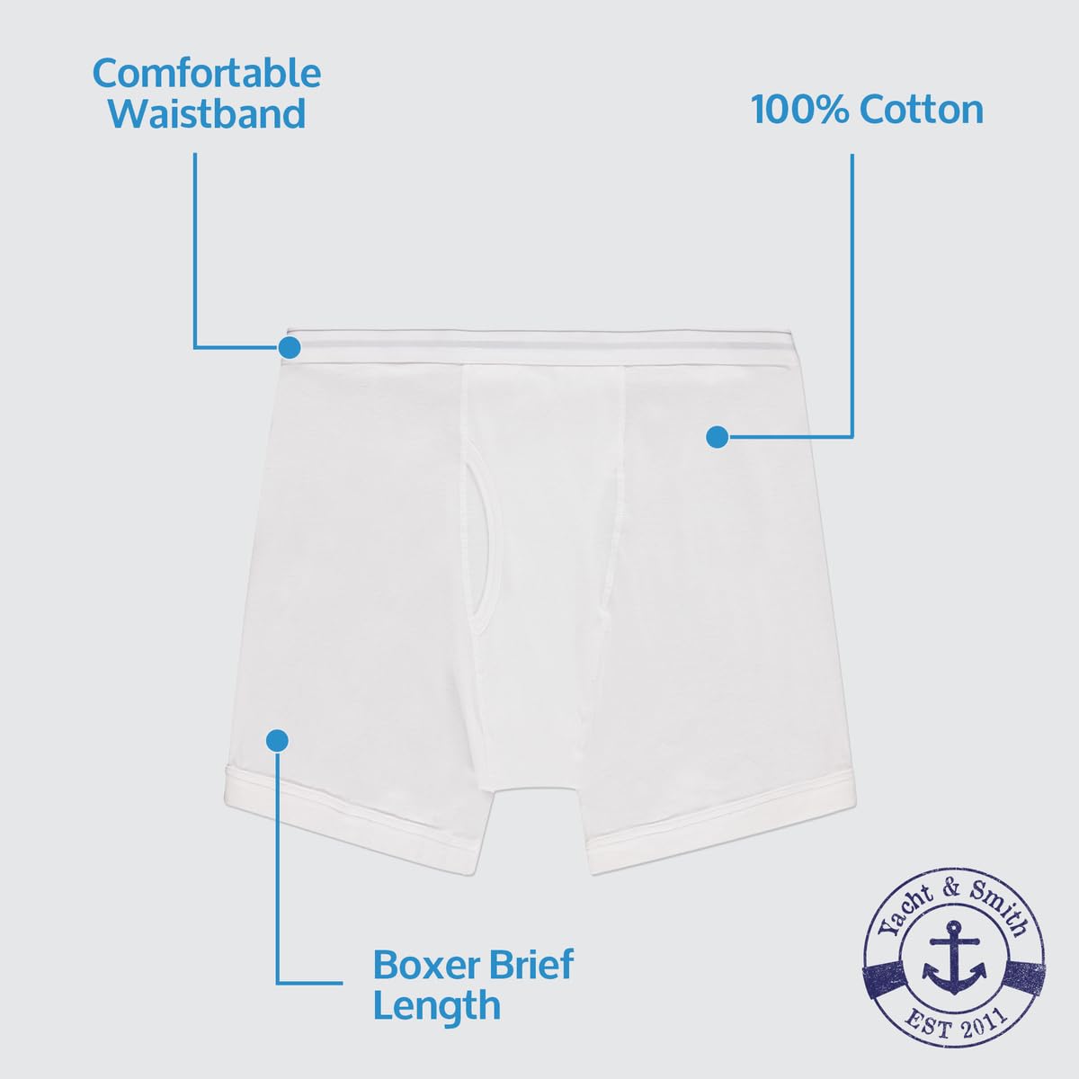 BILLIONHATS 36 Pack Boys Bulk Cotton White and Assorted Underwear Boxer Briefs - Picture 8 of 14