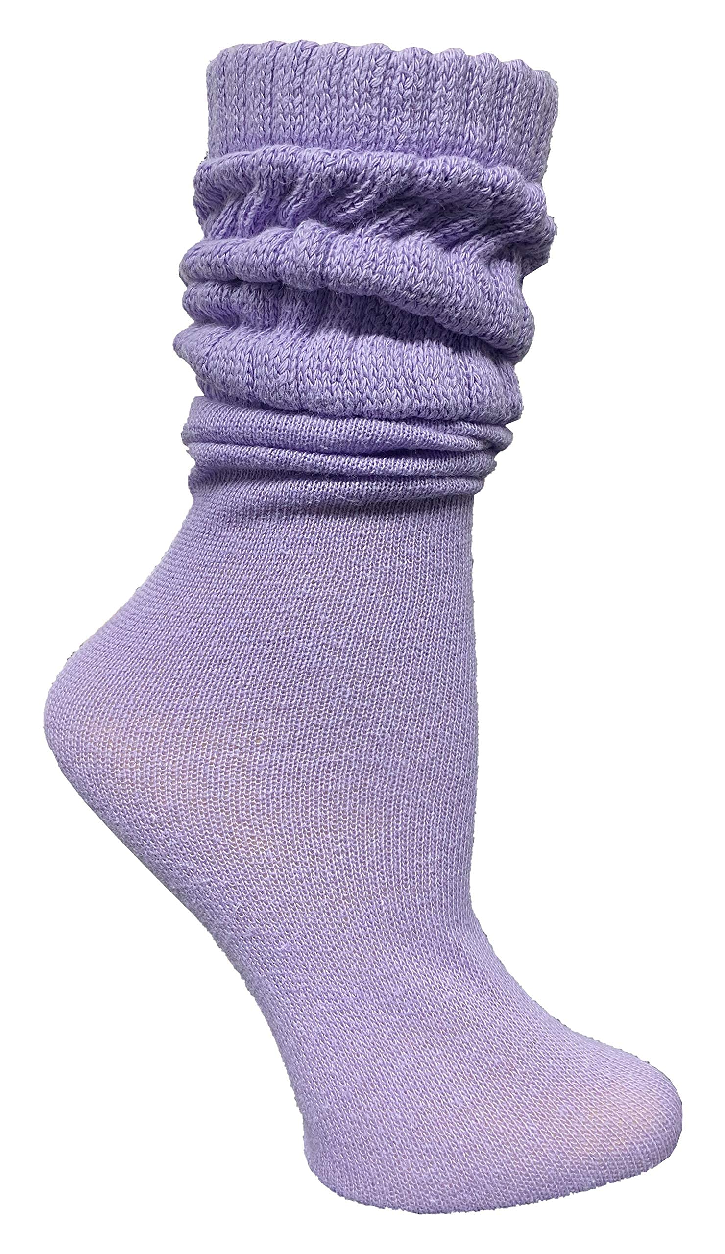12 Pack Yacht & Smith Womens Cotton Slouch Socks, Knee High Boot Socks - Picture 4 of 52
