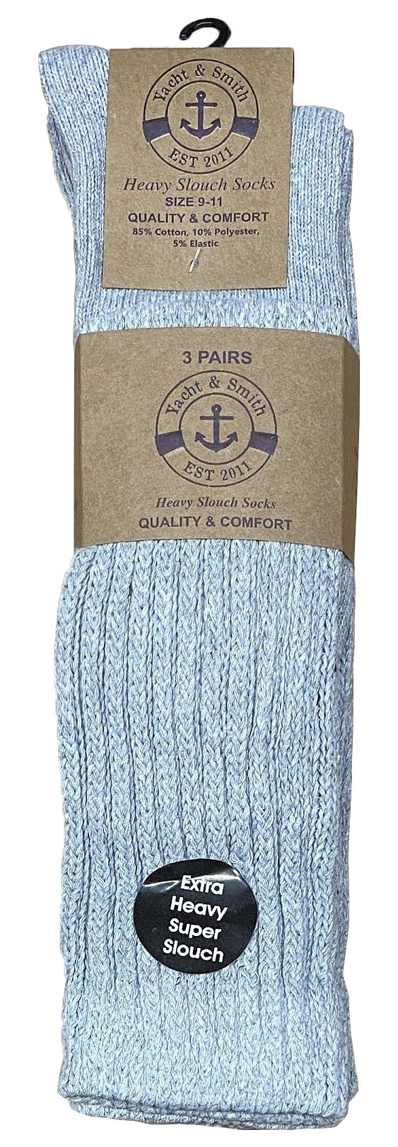 12 Pack Yacht & Smith Womens Cotton Slouch Socks, Knee High Boot Socks - Picture 11 of 52