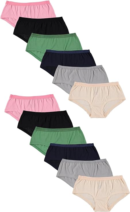 Yacht & Smith Bulk Womens 95% Cotton Soft Underwear Cut Panties Briefs - Picture 52 of 154