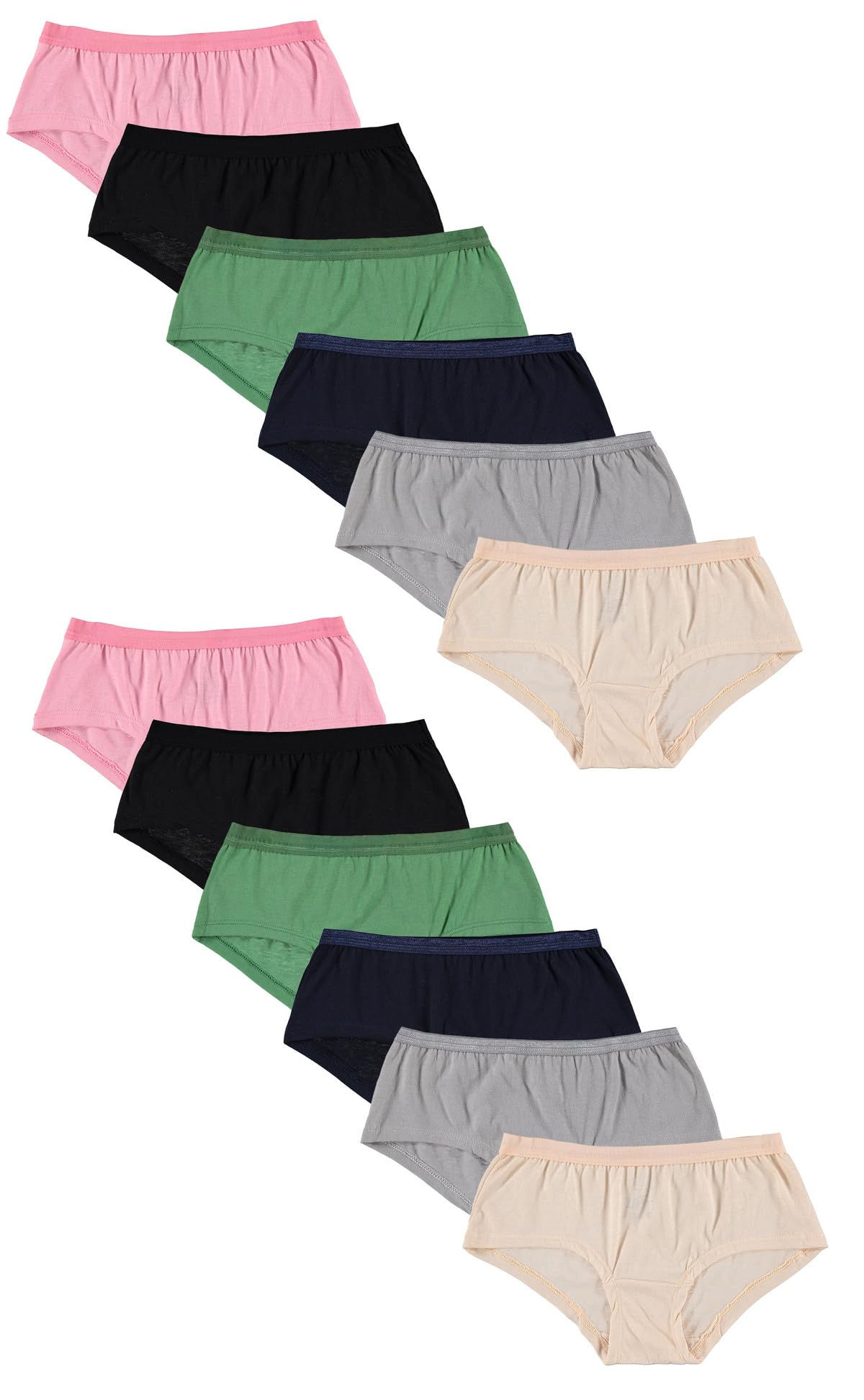Yacht & Smith Bulk Womens 95% Cotton Soft Underwear Cut Panties Briefs - Picture 45 of 154