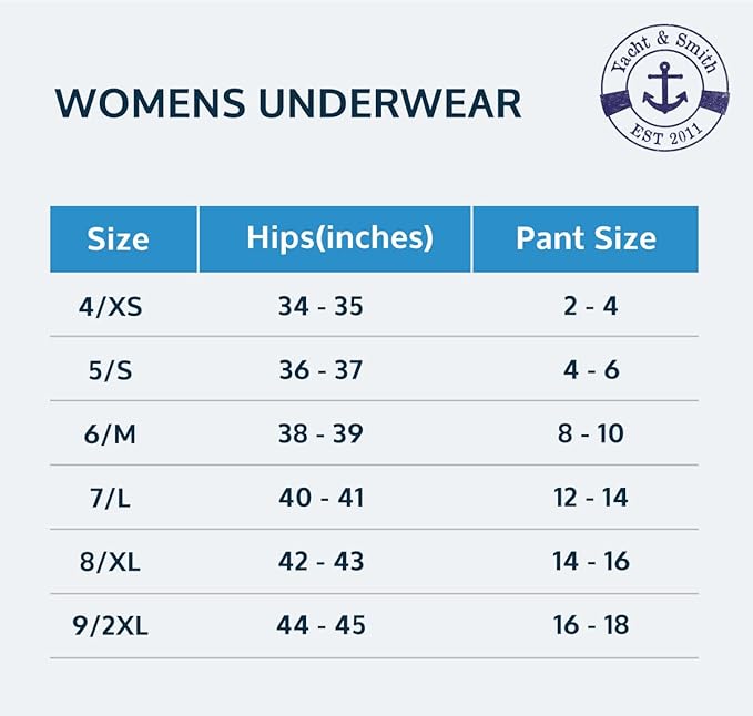 Paquete de 180 bragas calzoncillos para mujer 95 % algodón ropa interior suave a granel Yacht & Smith - Imagen 17 de 17