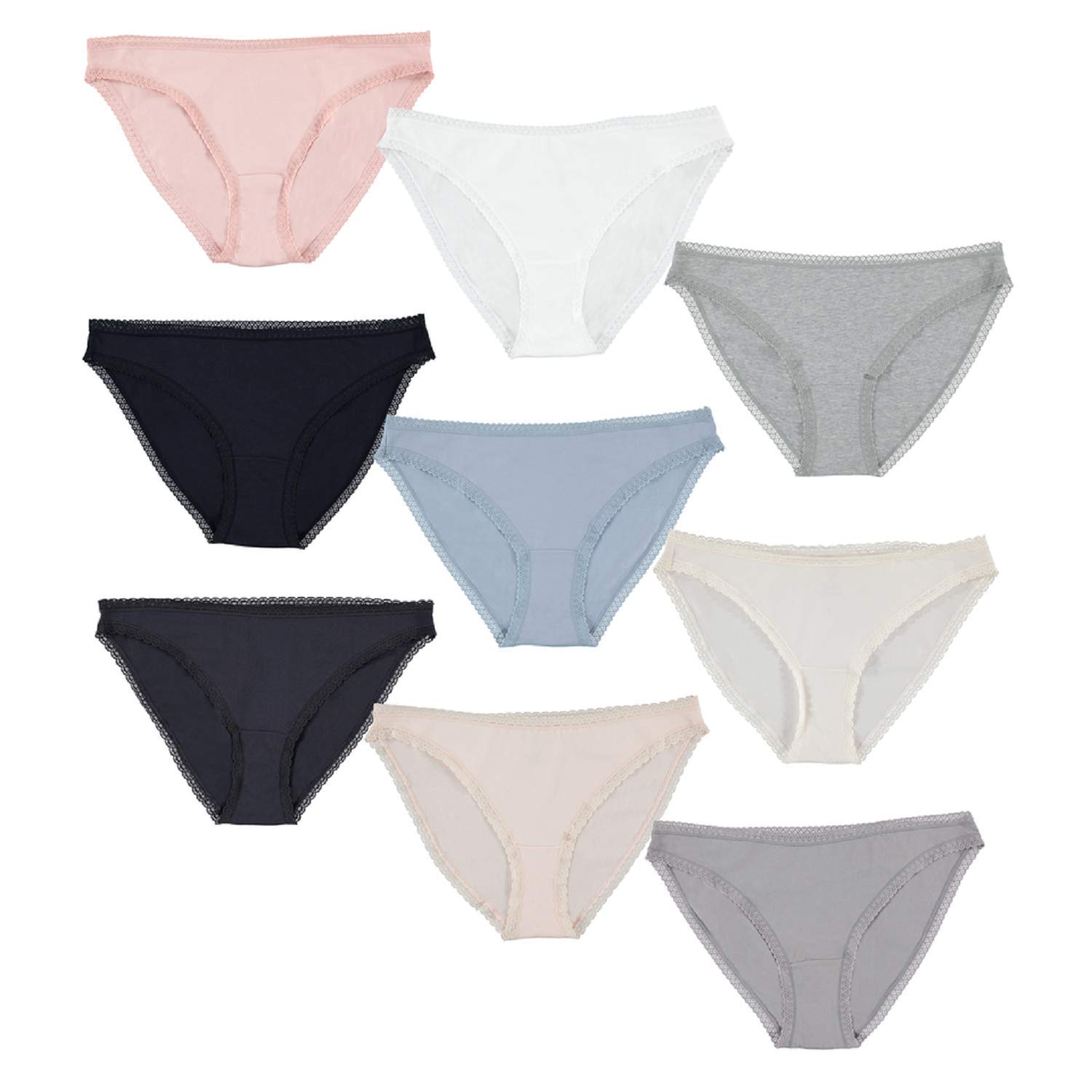 Yacht & Smith Bulk Womens 95% Cotton Soft Underwear Cut Panties Briefs - Picture 10 of 154