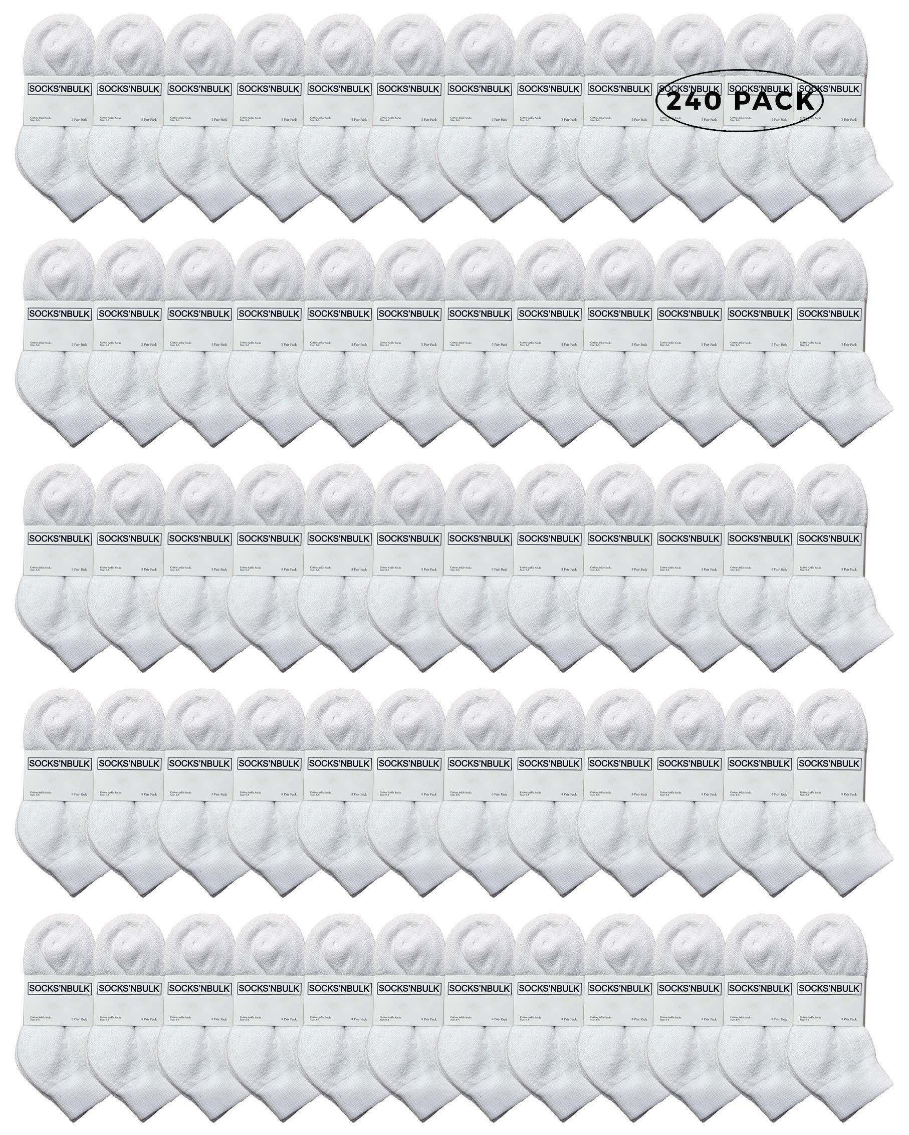 Yacht & Smith Kids Ankle Wholesale Bulk Pack Athletic Sports Socks - Picture 23 of 52