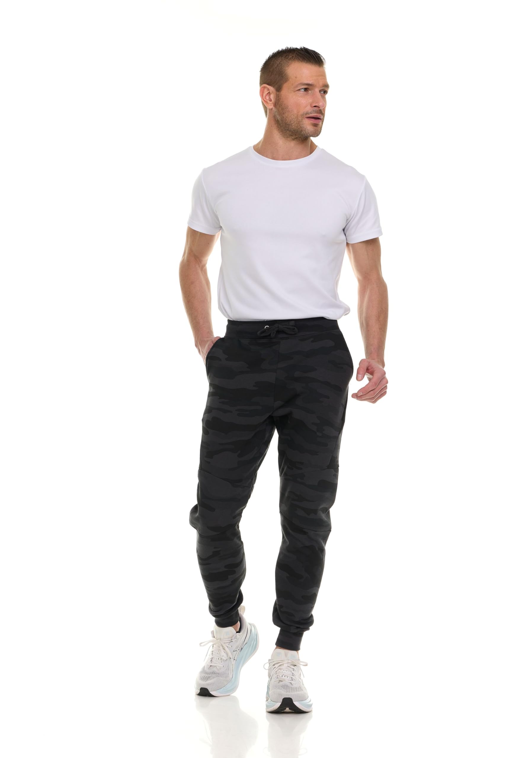 BILLIONHATS 24 Pk of Wholesale Mens Jogger Sweatpants, Homeless Shelter Donation - Picture 8 of 16