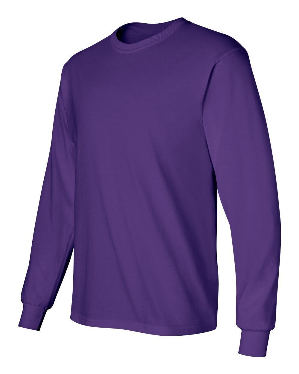 BILLIONHATS Big & Tall Long Sleeve Colorful T-Shirts for Mens 100% Cotton - Afbeelding 14 van 15
