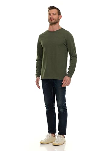 BILLIONHATS langärmlige bunte T-Shirts für Herren, Rundhalsausschnitt Bulk T-Shirts für Männer - Bild 22 von 26