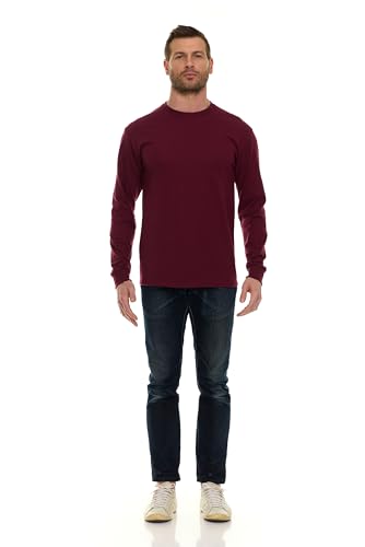 BILLIONHATS langärmlige bunte T-Shirts für Herren, Rundhalsausschnitt Bulk T-Shirts für Männer - Bild 23 von 26