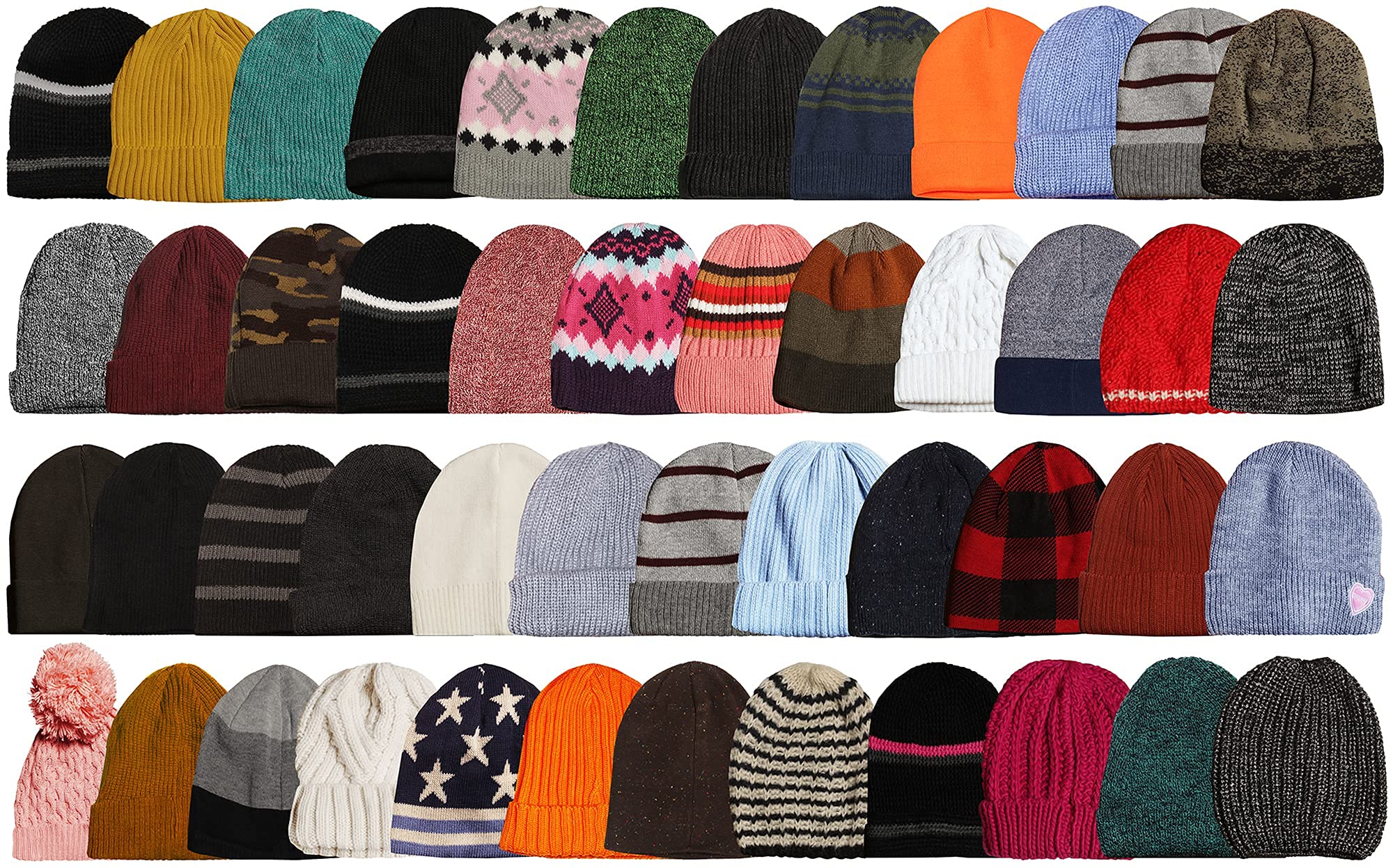 Yacht & Smith Wholesale Bulk Winter Thermal Beanies Skull Caps,Unisex - Picture 117 of 167