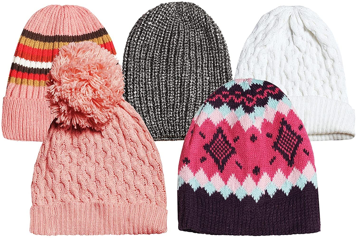 Yacht & Smith Wholesale Bulk Winter Thermal Beanies Skull Caps,Unisex - Picture 124 of 167