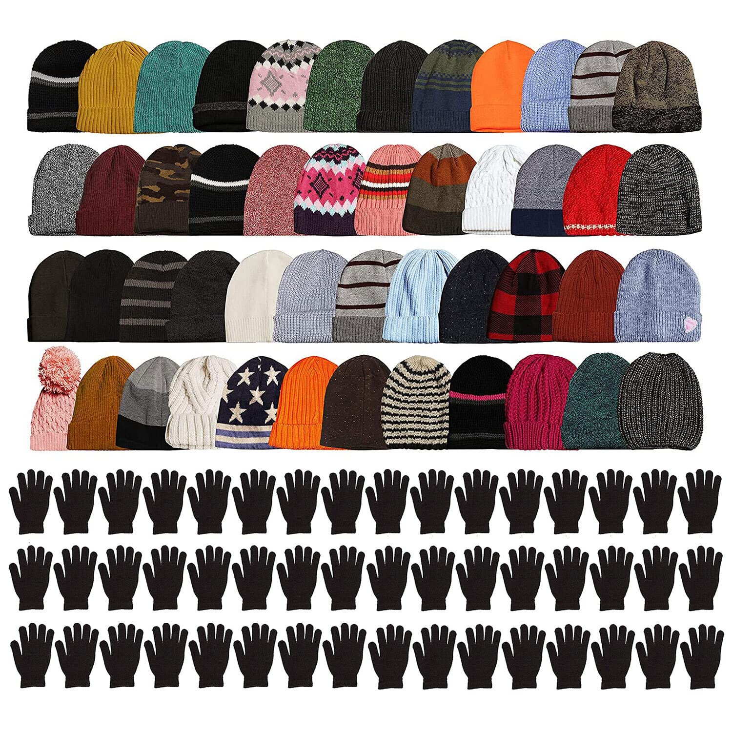 Yacht & Smith Wholesale Bulk Winter Thermal Beanies Skull Caps,Unisex - Picture 122 of 167