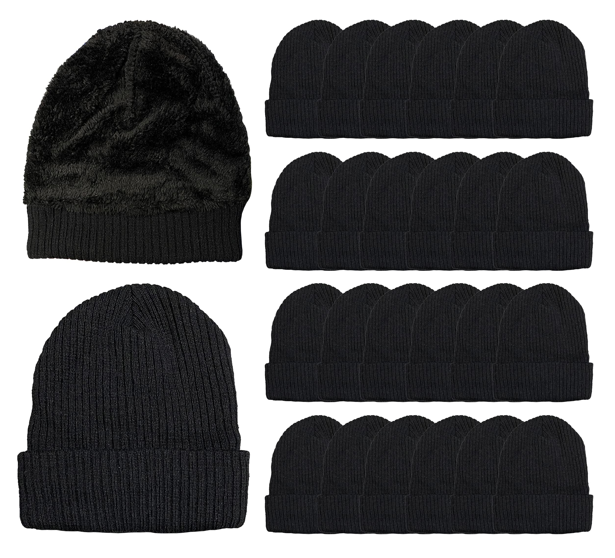 Yacht & Smith Wholesale Bulk Winter Thermal Beanies Skull Caps,Unisex - Picture 133 of 167