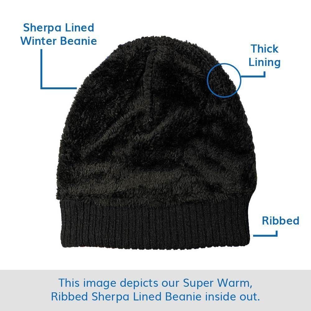 Yacht & Smith Wholesale Bulk Winter Thermal Beanies Skull Caps,Unisex - Picture 141 of 167