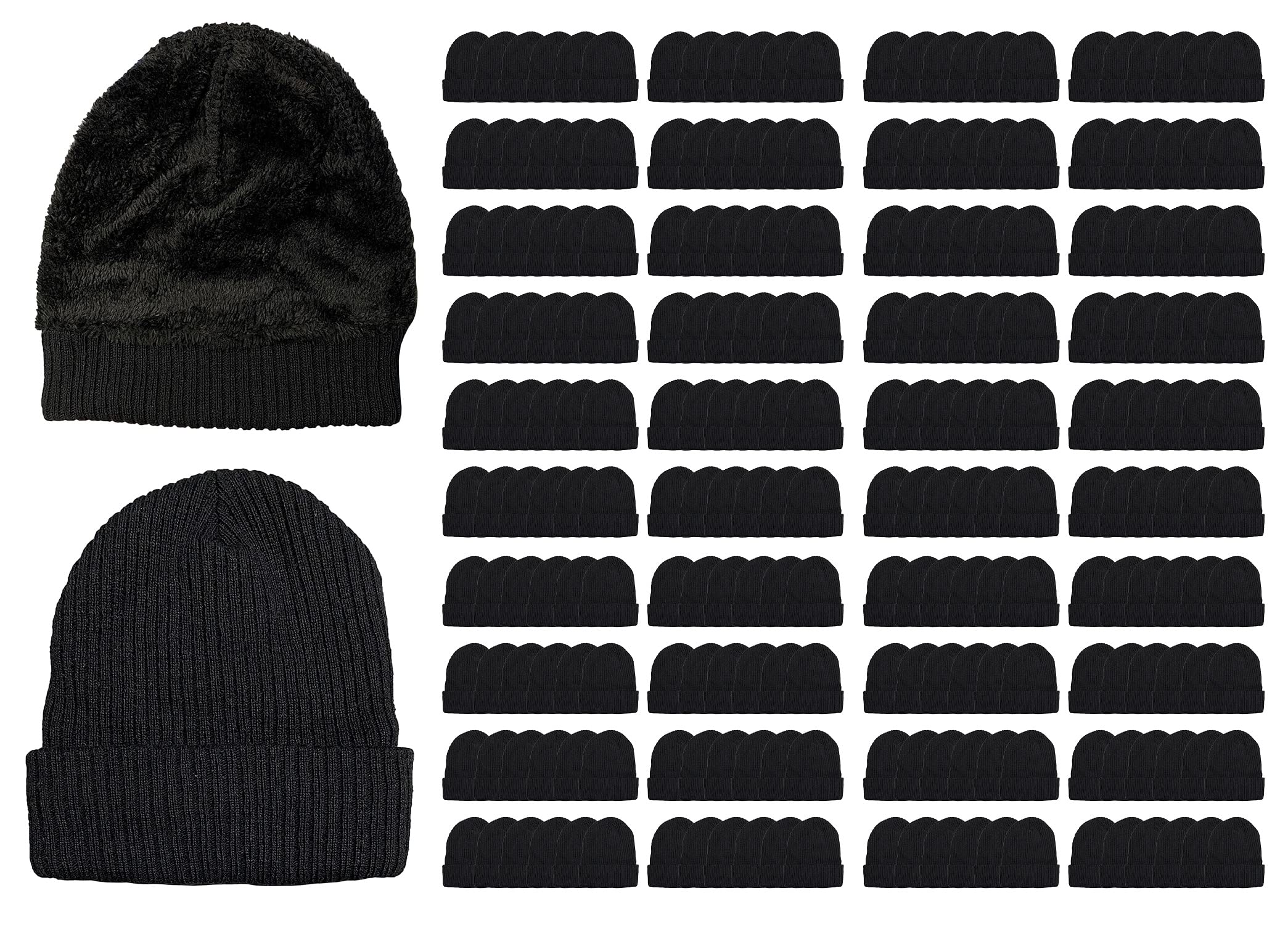 Yacht & Smith Wholesale Bulk Winter Thermal Beanies Skull Caps,Unisex - Picture 140 of 167