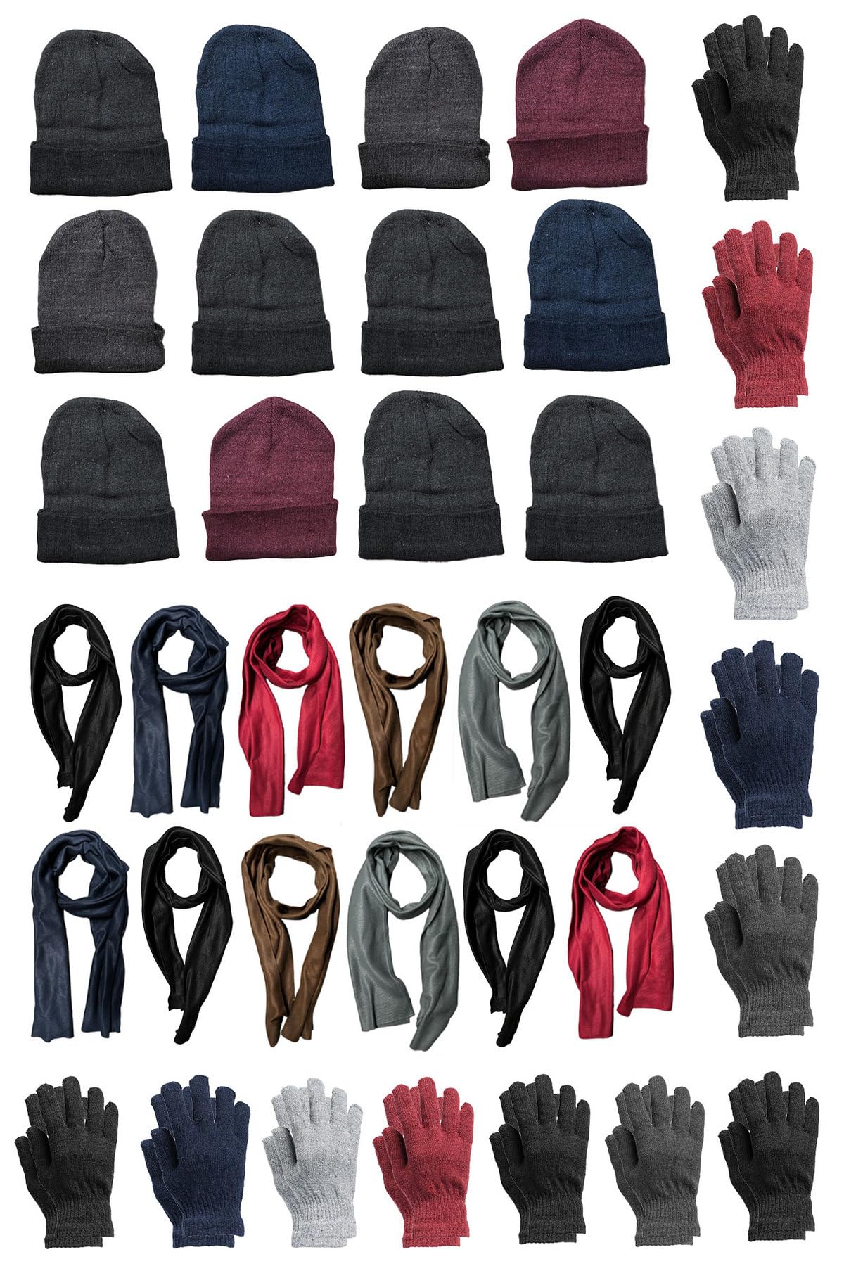 Winter Beanie Gloves Socks Set Bulk Pack Thermal Unisex Winter Warming Kit | Ergodyne main image 2