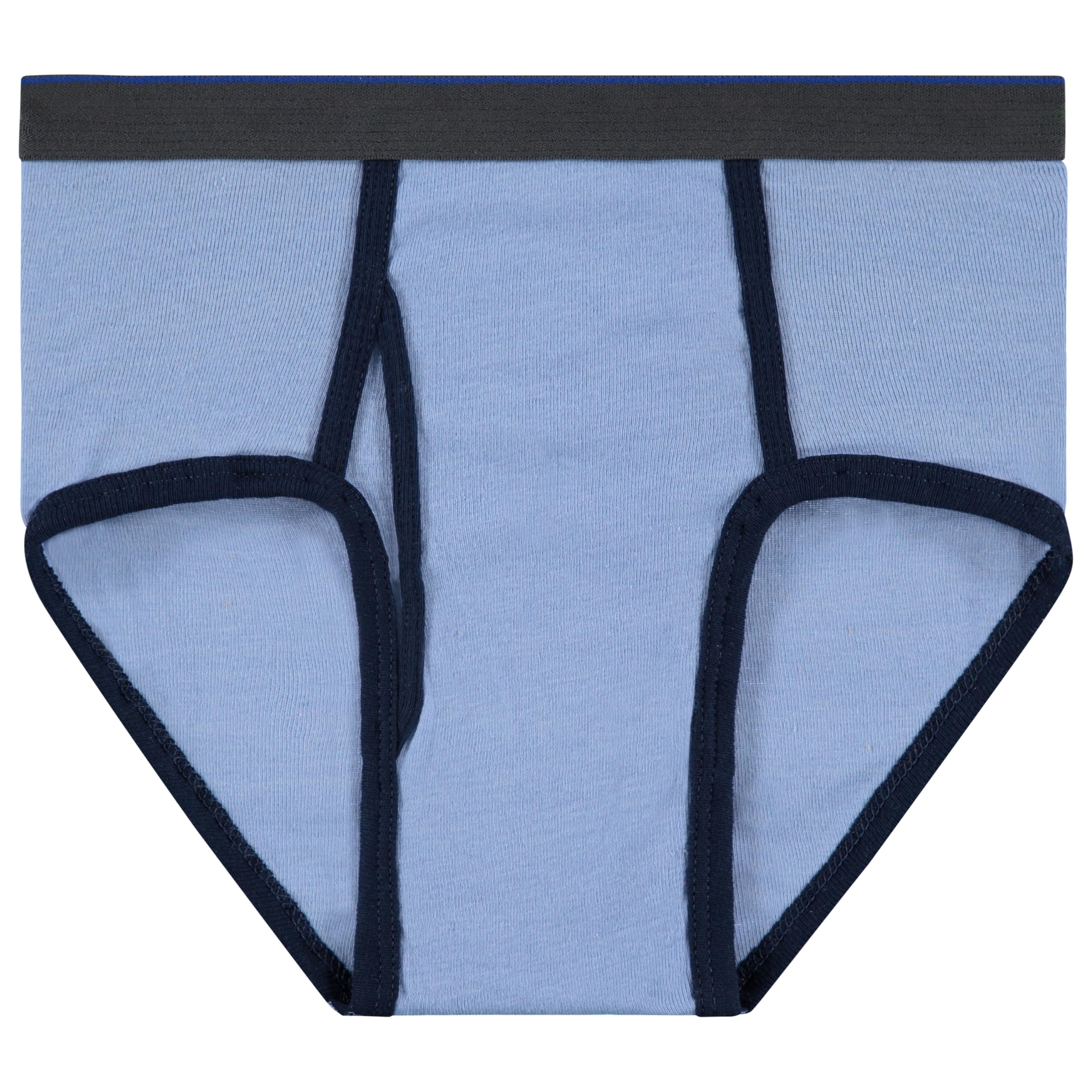 BILLIONHATS 24 Pack Boys Cotton Underwear Briefs, White And Assorted Colors - Picture 13 of 18