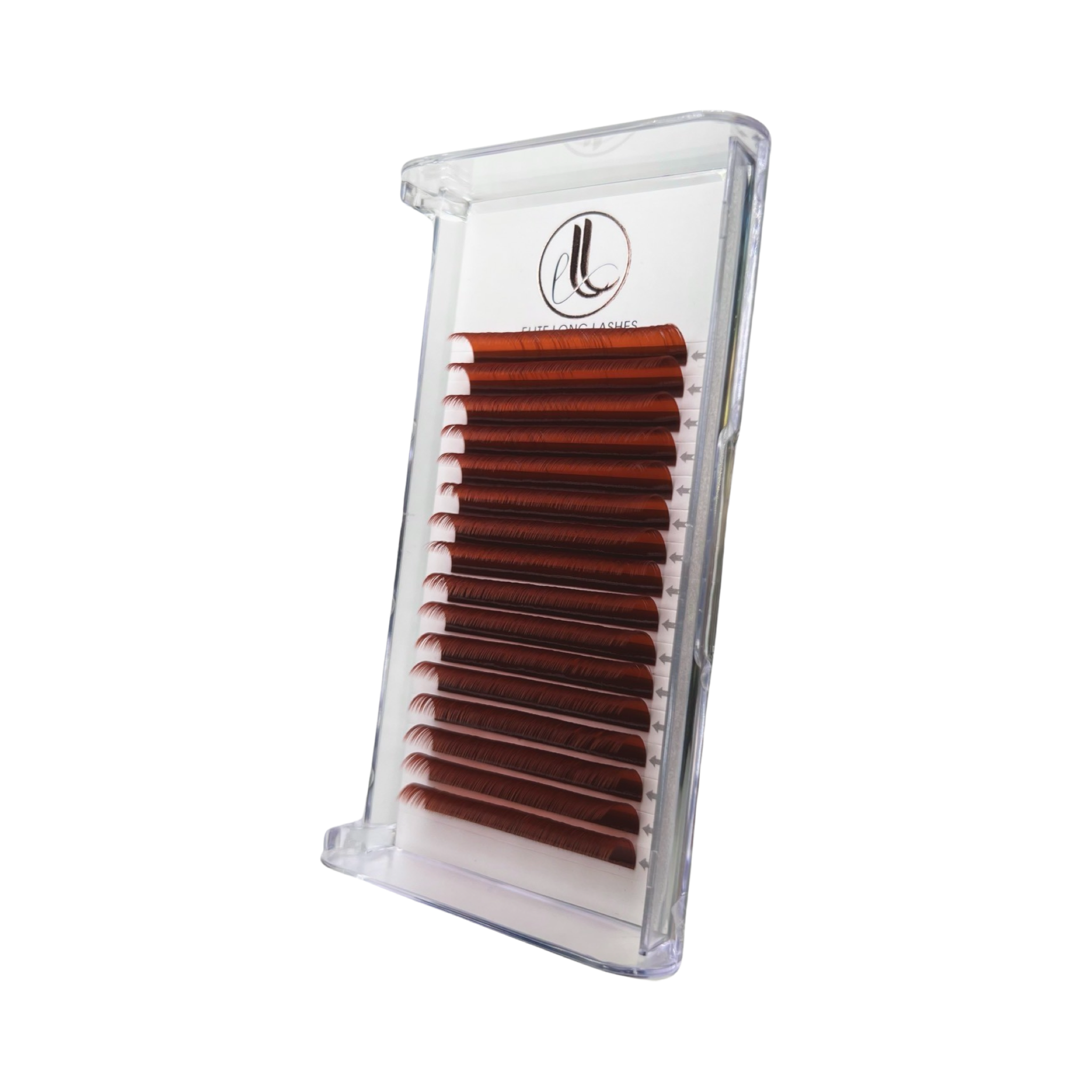 C & D Curl Cashmere Eyelash Extensions | 0.07 | Copper Red