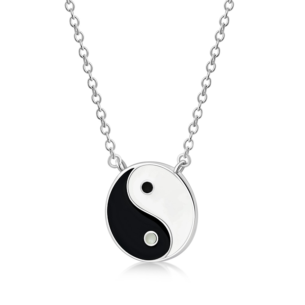 Collar de plata esterlina 925 Yin Yang - Collar símbolo de tai chi - Imagen 11 de 15