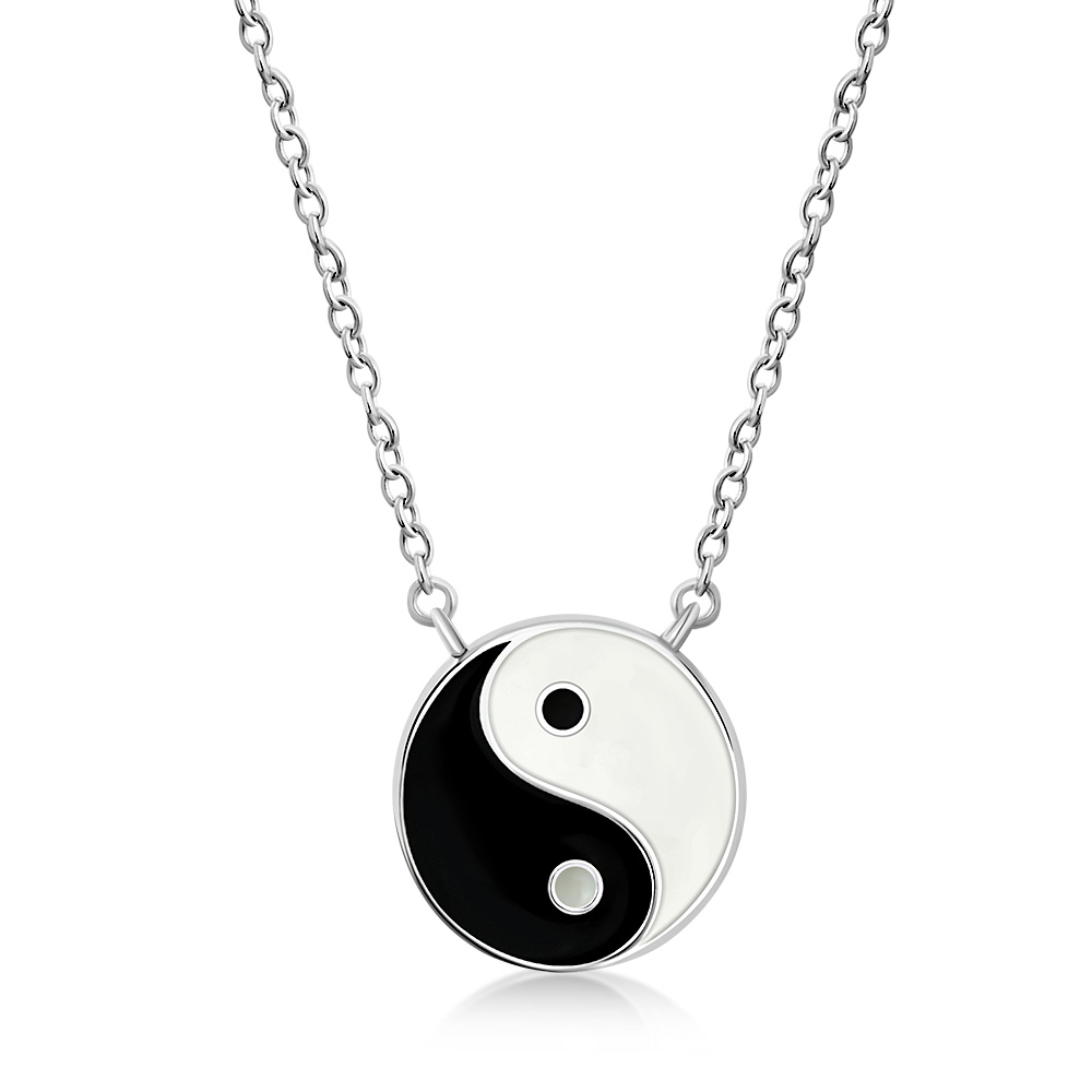 Collar de plata esterlina 925 Yin Yang - Collar símbolo de tai chi - Imagen 10 de 15
