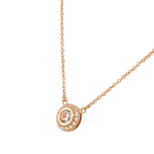 925 Sterling Silver White CZ Womens Pendant Necklace - Picture 9 of 15