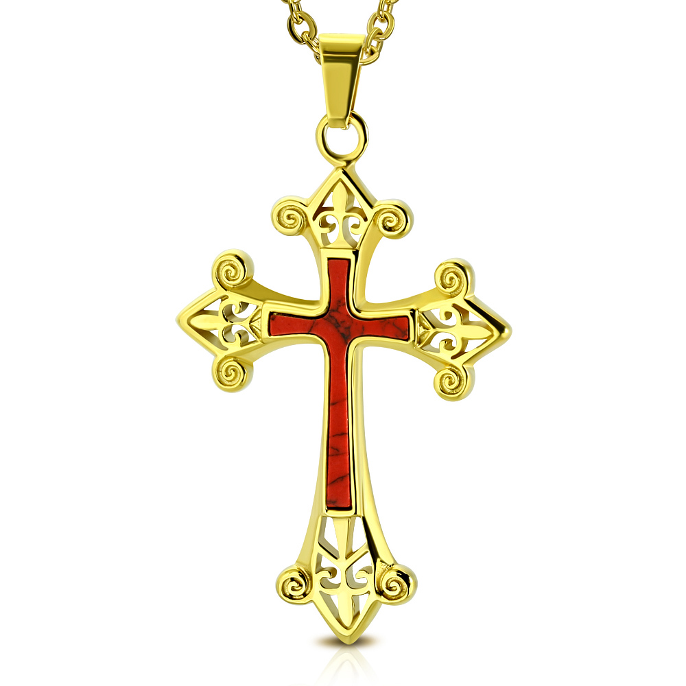 edelstahl-goldfarben-rot-gro-es-statement-lateinisches-kreuz-anh-nger