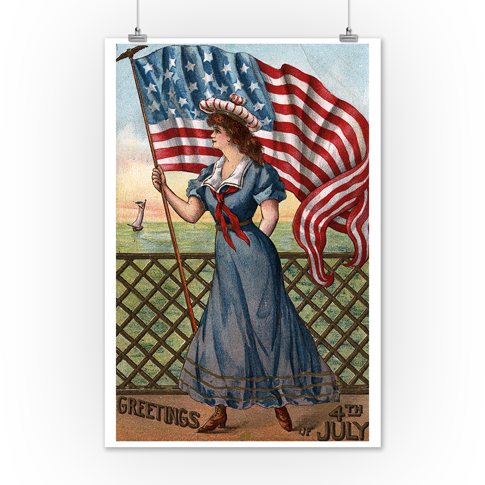 Greetings from Long Island by Vintage Vacation Art Print New York Poster 13x19
