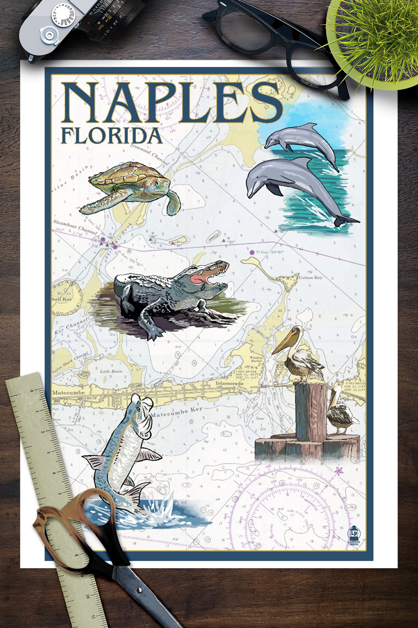 naples florida nautical chart art posters wood nautical charts naples florida
