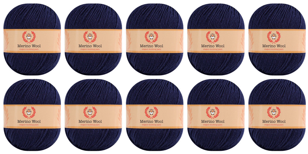 100% Merino Wool Yarn 10 Pack - Crafting Experience with Premium Quality - 第 5/26 張圖片