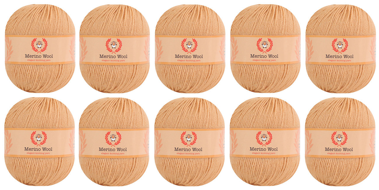 100% Merino Wool Yarn 10 Pack - Crafting Experience with Premium Quality - 第 9/26 張圖片