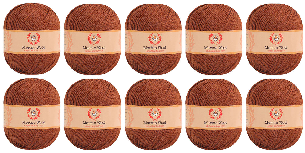 100% Merino Wool Yarn 10 Pack - Crafting Experience with Premium Quality - 第 12/26 張圖片