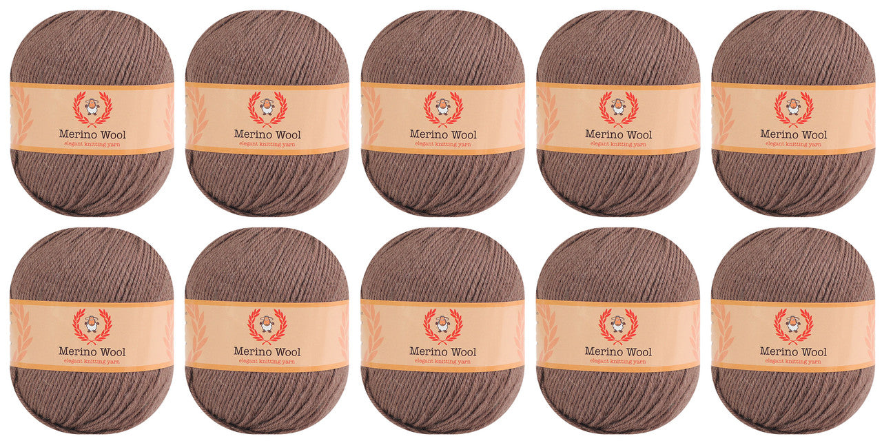 100% Merino Wool Yarn 10 Pack - Crafting Experience with Premium Quality - 第 13/26 張圖片