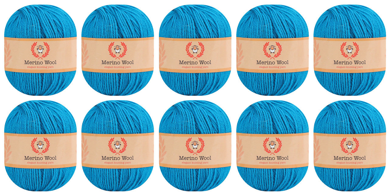 100% Merino Wool Yarn 10 Pack - Crafting Experience with Premium Quality - 第 17/26 張圖片