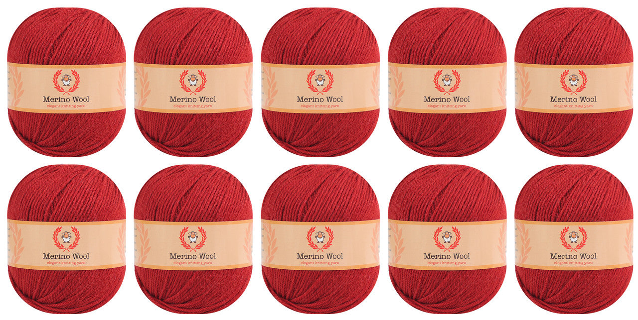 100% Merino Wool Yarn 10 Pack - Crafting Experience with Premium Quality - 第 20/26 張圖片