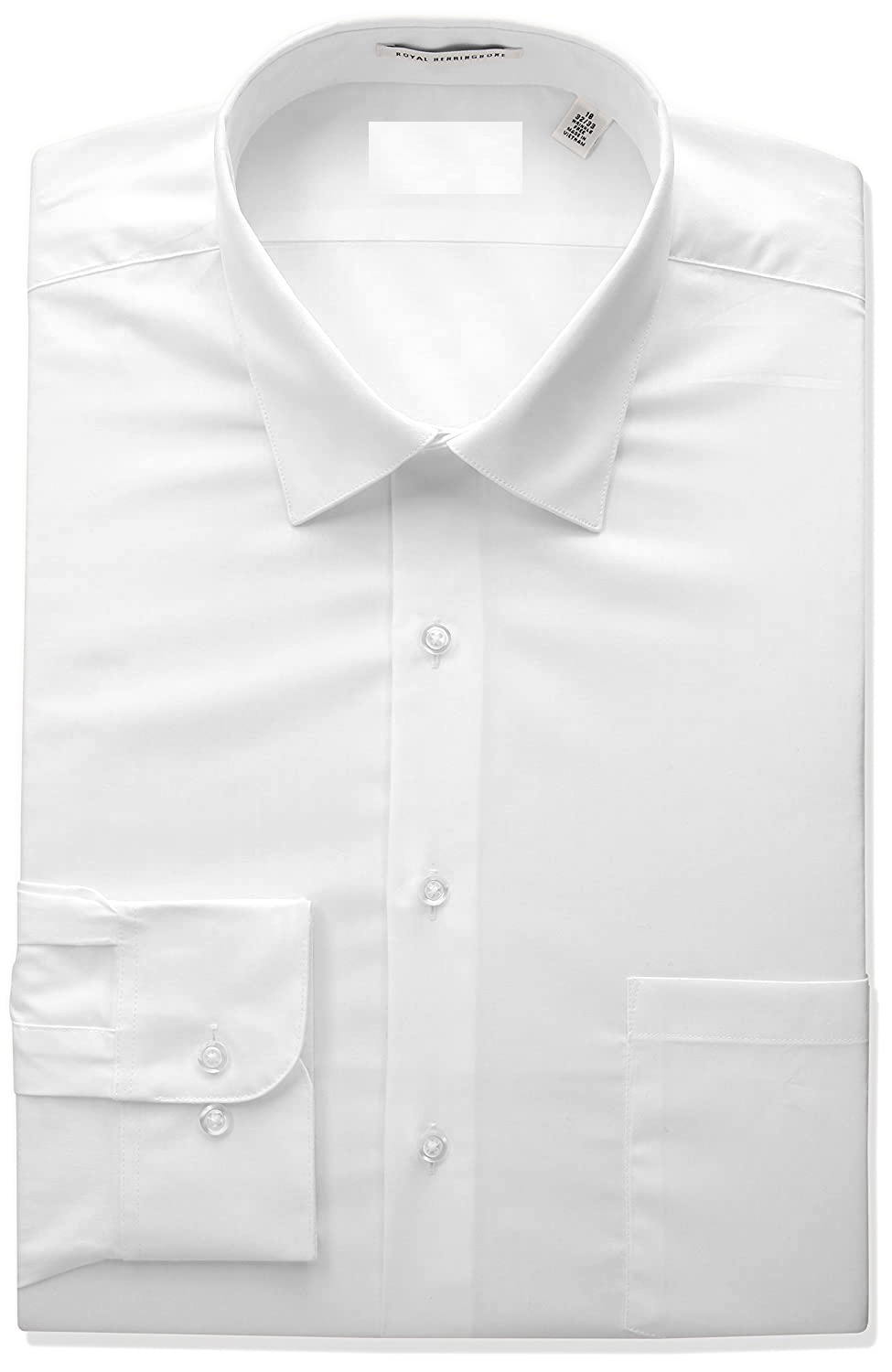 Berlioni Classic Regular Fit Solid Button Up Long Sleeve Pocket Work Dress Shirt - Picture 144 of 194