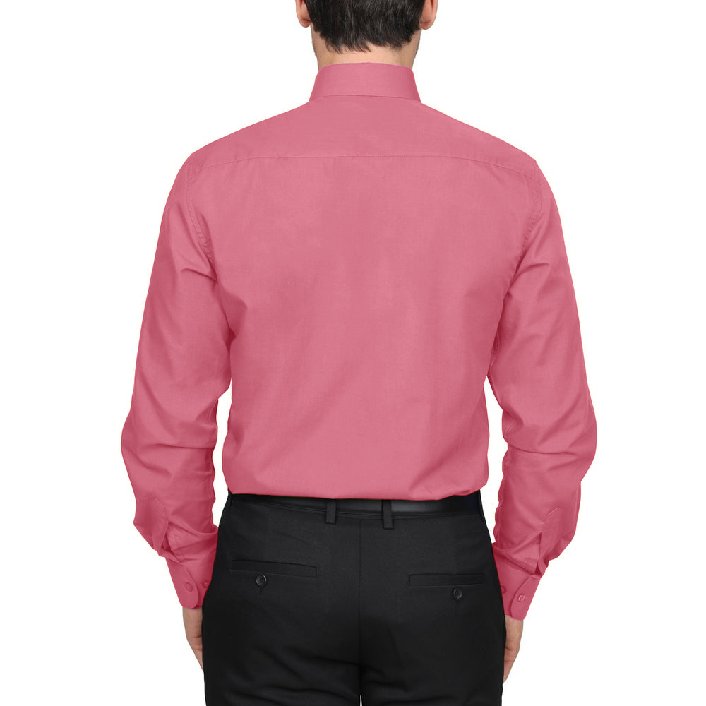 Berlioni Classic Regular Fit Solid Button Up Long Sleeve Pocket Work Dress Shirt - Picture 166 of 194