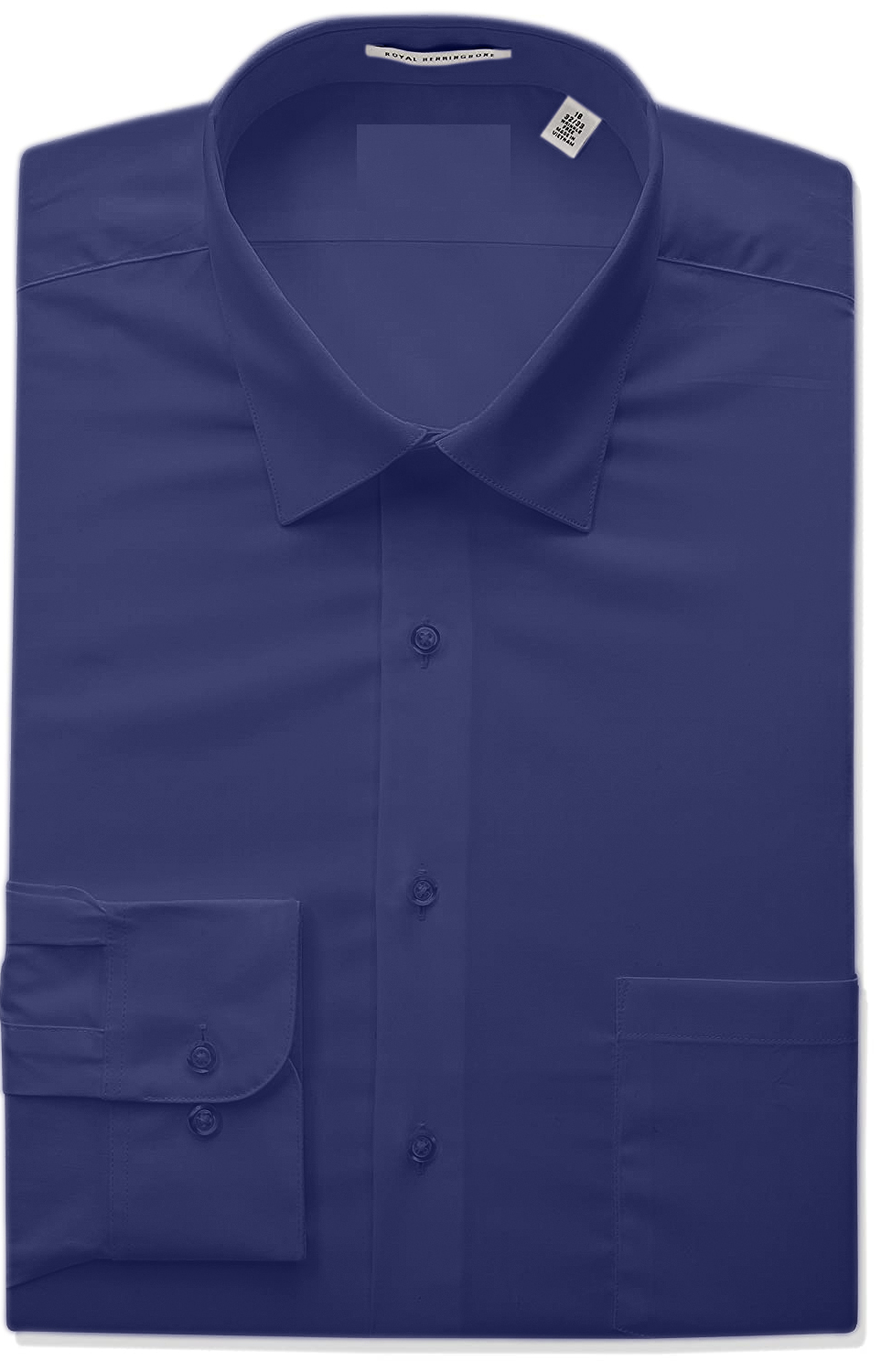 Berlioni Classic Regular Fit Solid Button Up Long Sleeve Pocket Work Dress Shirt - Picture 24 of 194
