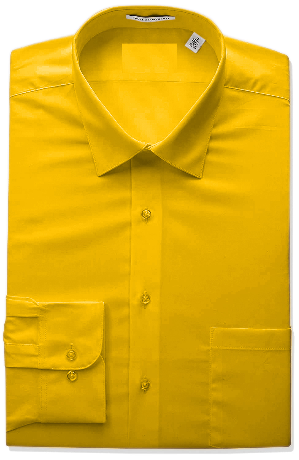 Berlioni Classic Regular Fit Solid Button Up Long Sleeve Pocket Work Dress Shirt - Picture 67 of 194