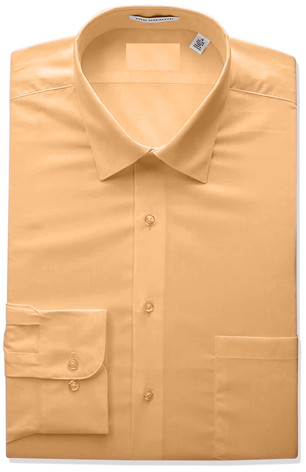 Berlioni Classic Regular Fit Solid Button Up Long Sleeve Pocket Work Dress Shirt - Picture 78 of 194