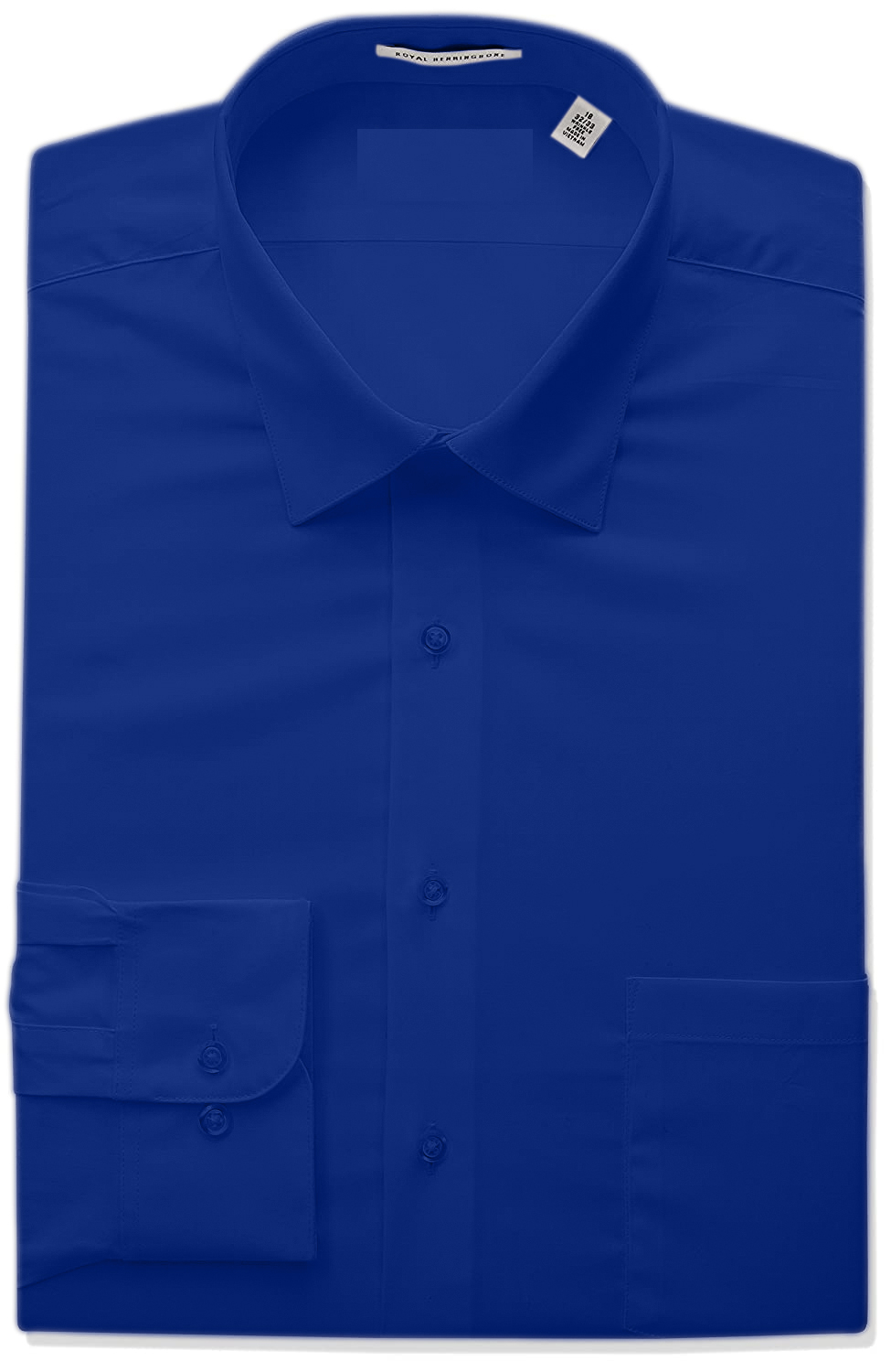 Berlioni Classic Regular Fit Solid Button Up Long Sleeve Pocket Work Dress Shirt - Picture 192 of 194