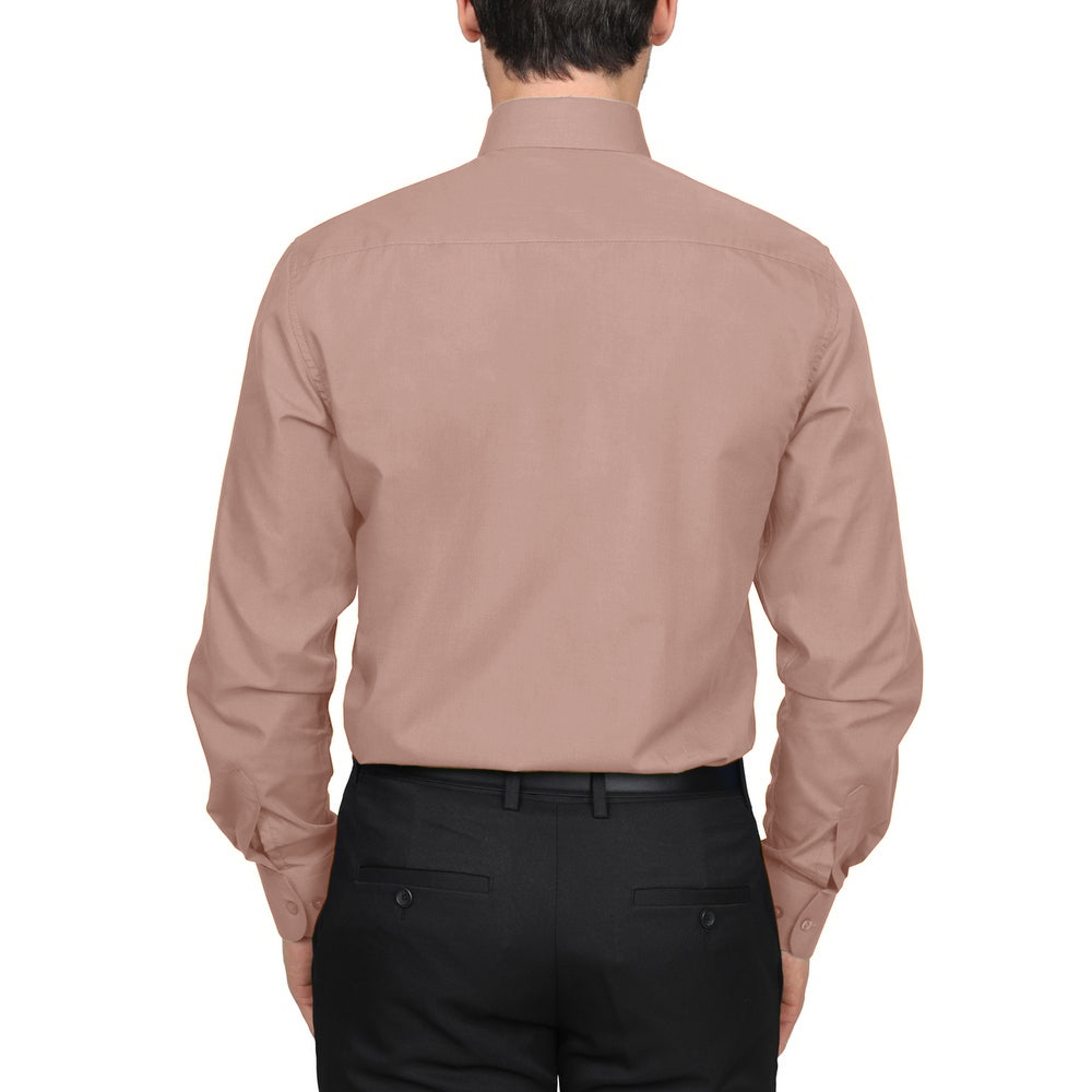 Berlioni Classic Regular Fit Solid Button Up Long Sleeve Pocket Work Dress Shirt - Picture 125 of 194
