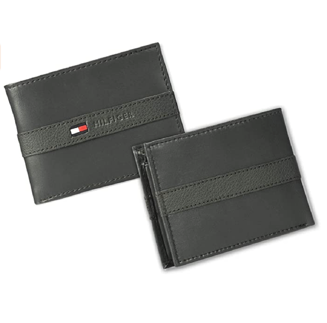 Tommy Hilfiger Men's RFID Tech Protection Slim Smooth Leather Bifold Wallet eBay