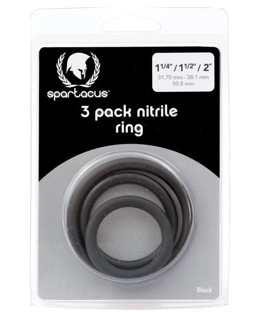 Spartacus Nitrile Ring Set - Pack Of 3